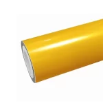 PET Metal Maple Leaf Yellow