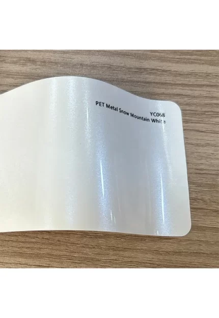 PET Metal Snow Mountain White