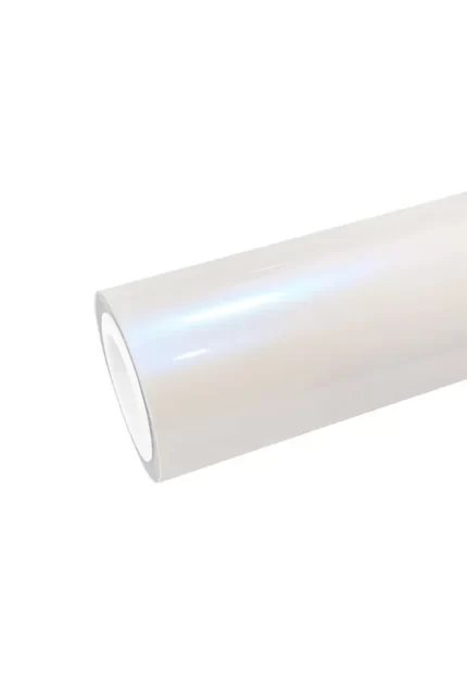 Pearl White Turns Blue