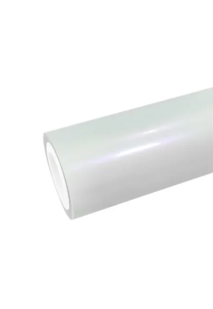 Pearl White Turns Purple